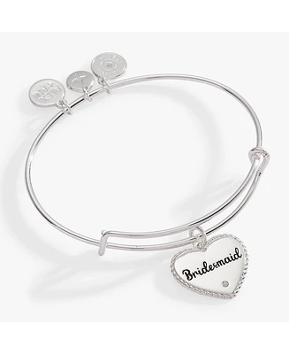 Bridesmaid Heart Bangle Bracelet