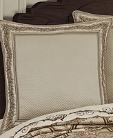 J Queen New York Gold Coast European Sham, 26" x 26"