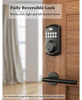 Zachvo Keyless Entry Deadbolt Lock, Electric Door Locks with Keypads