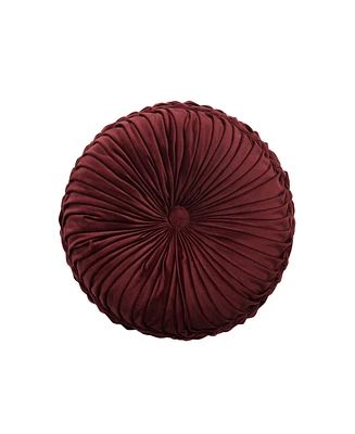 J Queen New York Calistoga Tufted Decorative Pillow, 15" Round