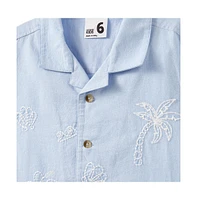 Cotton On Little Boys Little/Big Cabana Short Sleeve Shirt