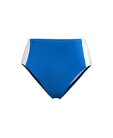 Lands' End Women's Seamed High Waisted Bikini Bottoms