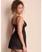 Adore Me Women's Stevie Babydoll & G-String Set Lingerie