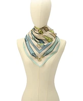 Coach Bag Strap Print Silk Square Scarf