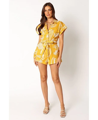 Petal and Pup Women's Georgina Tie Waist Romper