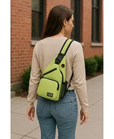 Color Pop Crossbody Travel Bag - Green
