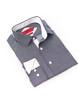 Elie Balleh Little Boys Black Button-Down Slim Fit Shirt