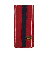 Dc Comics Men's Wonder Woman Champion Logo Adult 2-Pack Cable Knit Beanie & Scarf Set