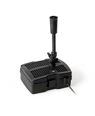 All-in-One 660 Gph Pond Filter Pump with Sterilizer and Fountain Jet