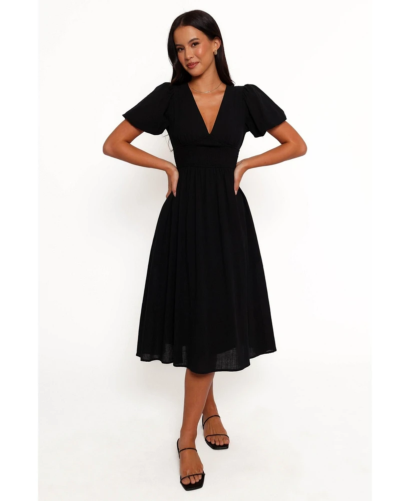 Petal and Pup Women's Ronnie Short Sleeve Midi Dress