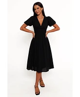Petal and Pup Women's Ronnie Short Sleeve Midi Dress