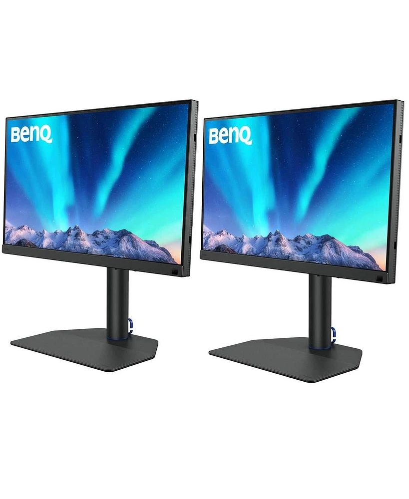 BenQ SW272Q 27" 16:9 2K Adobe Rgb PhotoVue Photographer Ips Led Hdr Monitors 2-pack