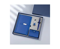 4 Pcs Travel Business Notebook Set-Blue