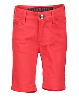 Elie Balleh Big Boys Red Cotton Twill Short