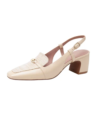 Cirilla | Cuban Heel Posted Slingback Pump