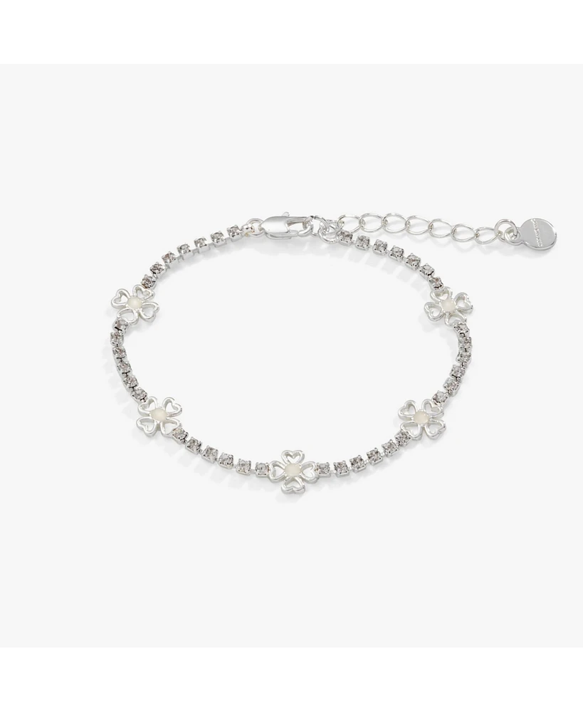 Love And Luck Inline Tennis Bracelet