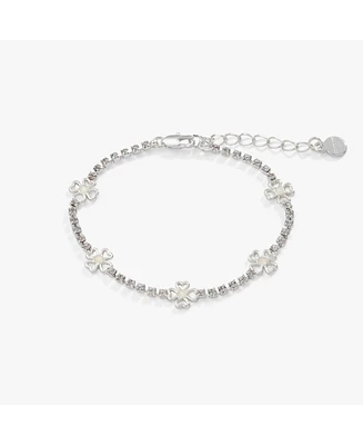 Love And Luck Inline Tennis Bracelet