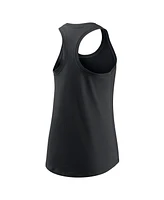 Nike Women's Black New Orleans Saints Team Name City Tri-Blend Racerback Tank Top