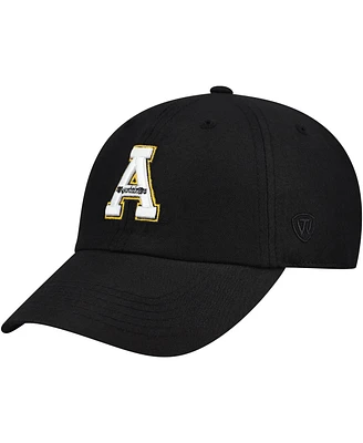 Top of the World Men's Black Appalachian State Mountaineers Staple Adjustable Hat