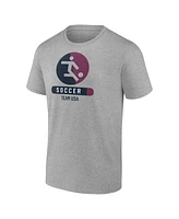Fanatics Mto Label Men's Heather Gray Us Soccer Radiating Victory T-Shirt