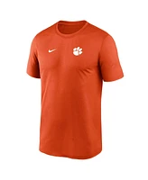 Nike Men's Orange Clemson Tigers 2025 Sideline Small Logo Legend Performance T-Shirt