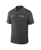 Nike Men's Anthracite Tennessee Volunteers Primetime Victory Legacy Vault Logo Performance Polo Shirt