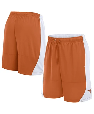 Fanatics Men's Burnt Orange/White Texas Longhorns Strength Unleashed Shorts