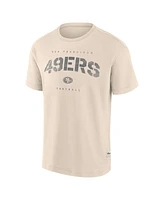 Fanatics Men's Cream San Francisco 49ers Elements Weathered Tonal Future Ground T-Shirt