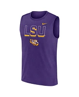 Nike Men's Purple Lsu Tigers Primetime Tricode Legend Performance Tank Top