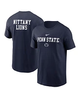Nike Men's Navy Penn State Nittany Lions 2-Hit Stacked T-Shirt