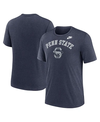 Nike Men's Heather Navy Penn State Nittany Lions Legacy Arch Tri-Blend T-Shirt