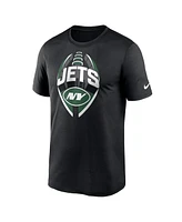 Nike Men's Black New York Jets Legend Icon Performance T-Shirt