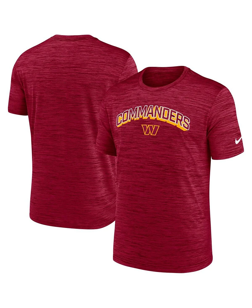 Nike Men's Burgundy Washington Commanders Velocity Performance T-Shirt