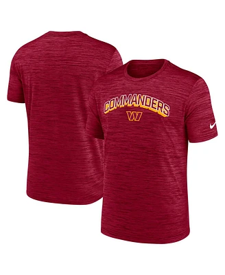 Nike Men's Burgundy Washington Commanders Velocity Performance T-Shirt