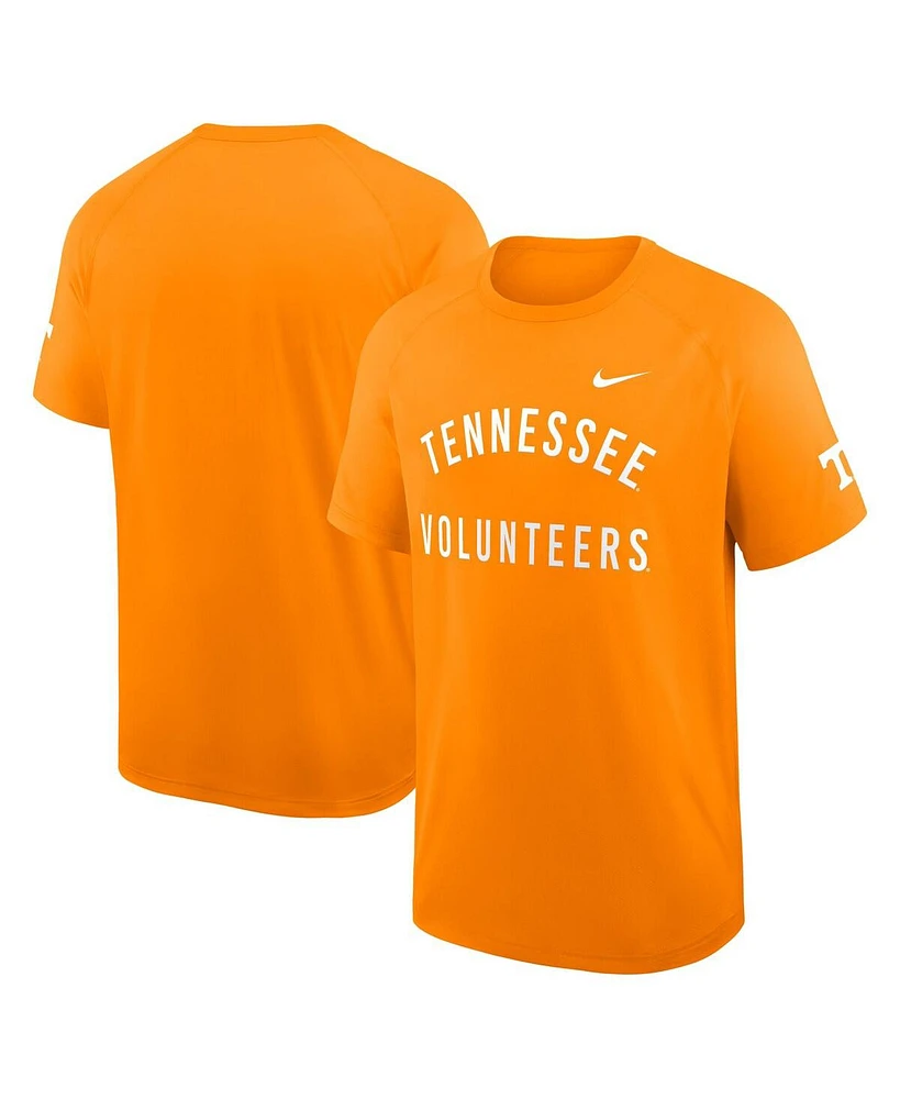 Nike Men's Tennessee Orange Volunteers Ready Raglan Premium Performance T-Shirt