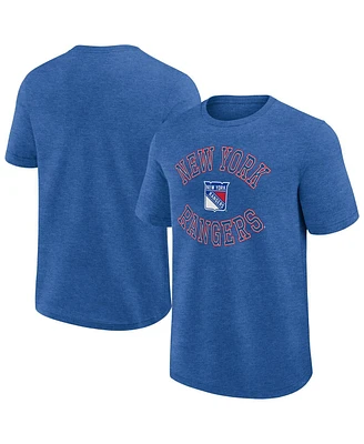 Logo Athletic Men's Heather Blue New York Rangers Success T-Shirt