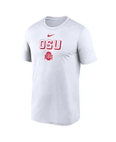 Nike Men's White Ohio State Buckeyes 2025 Sideline Legend Performance T-Shirt