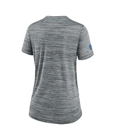 Nike Women's Heather Gray Detroit Lions Offensive Line Velocity Performance T-Shirt