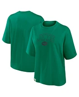 Nike Women's Green New York Jets Glory Arch Boxy T-Shirt
