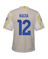 Nike Big Boys and Girls Puka Nacua Bone Los Angeles Rams Game Player Jersey