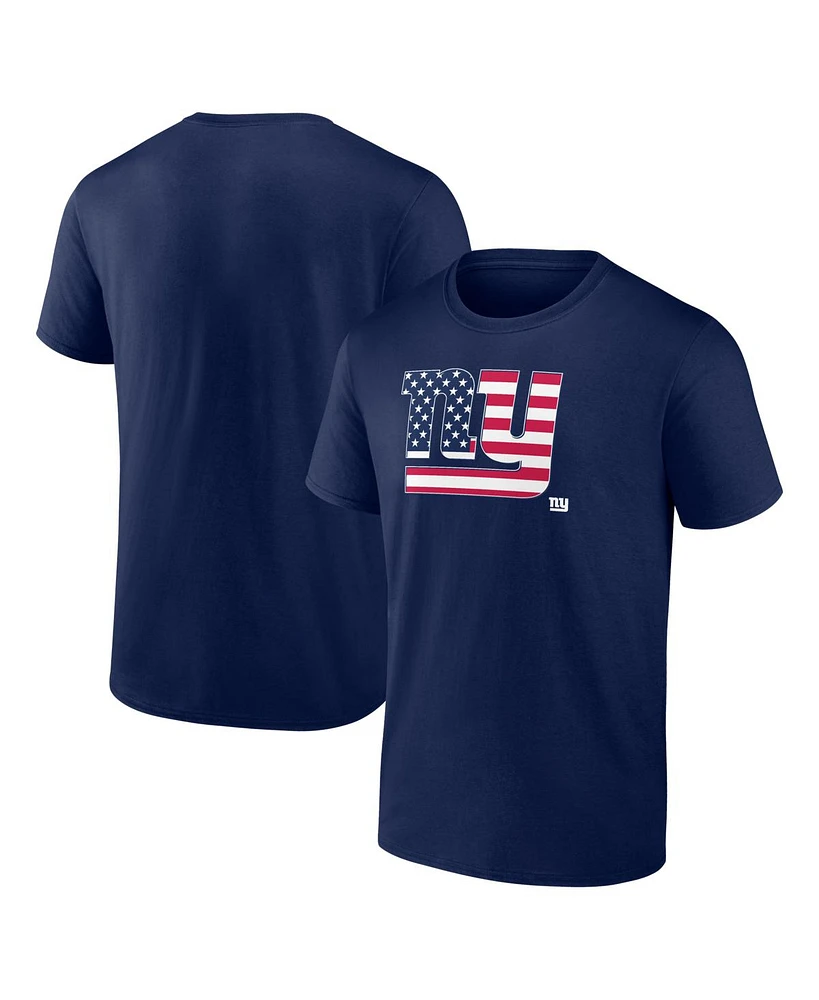 Logo Athletic Men's Navy New York Giants Americana T-Shirt