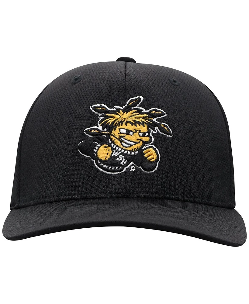 Top of the World Men's Black Wichita State Shockers Reflex Flex Hat