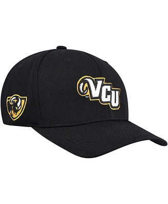 Top of the World Men's Black Vcu Rams Reflex Hybrid Tech Flex Hat