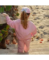 Bits & Bows Girls Lil Sis Cotton Crewneck Sweatshirt