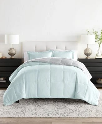 Ienjoy Home All Season Lightweight Down Alternative Reversible Comforter Sets