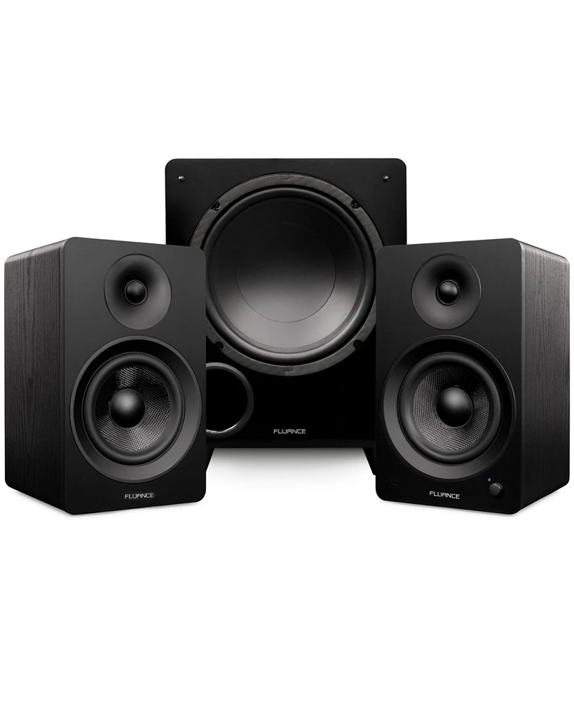 Fluance Ai61 Powered 6.5" Stereo Bookshelf Speakers
