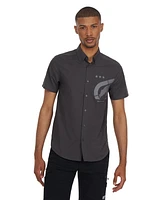 Ecko Unltd Men's Stamp Short Sleeve Woven Shirt