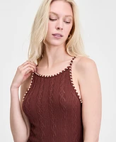 I.n.c. International Concepts Women's Embellished Knit Camisole, Exclusively at Macy's