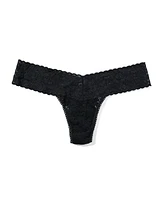 Hanky Panky Women's Leopard Lace Low Rise Thong Underwear 7I1051