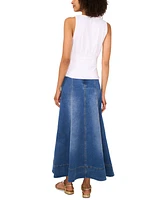 1.state Women's Overlapping V-Neck Sleeveless Knit Top